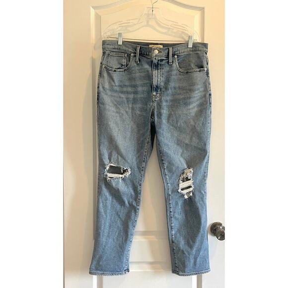 Madewell Roadtripper Slim Boy Jeans Ripped Edition - Picture 2 of 11